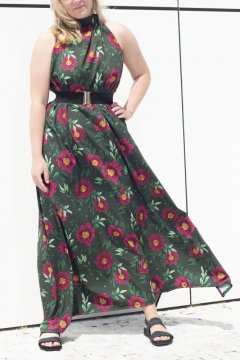 Šaty - Střih - Šaty s půlkolovou sukní