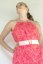 Maxi šaty s páskem - Dvorkah.art růžové - Velikost: univerzální