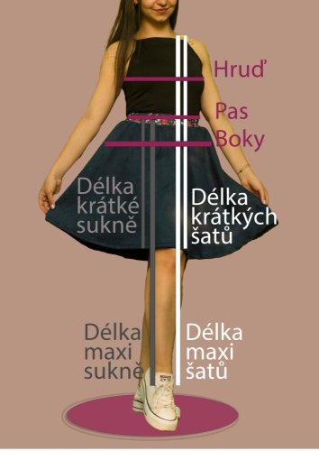 Jak se správně změřit, aby Vám naše oblečení padlo jako ulité.